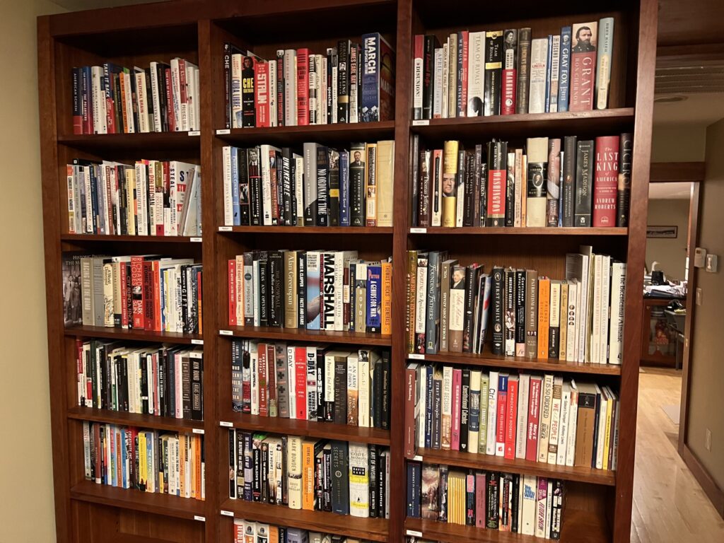 Organized books Organized books