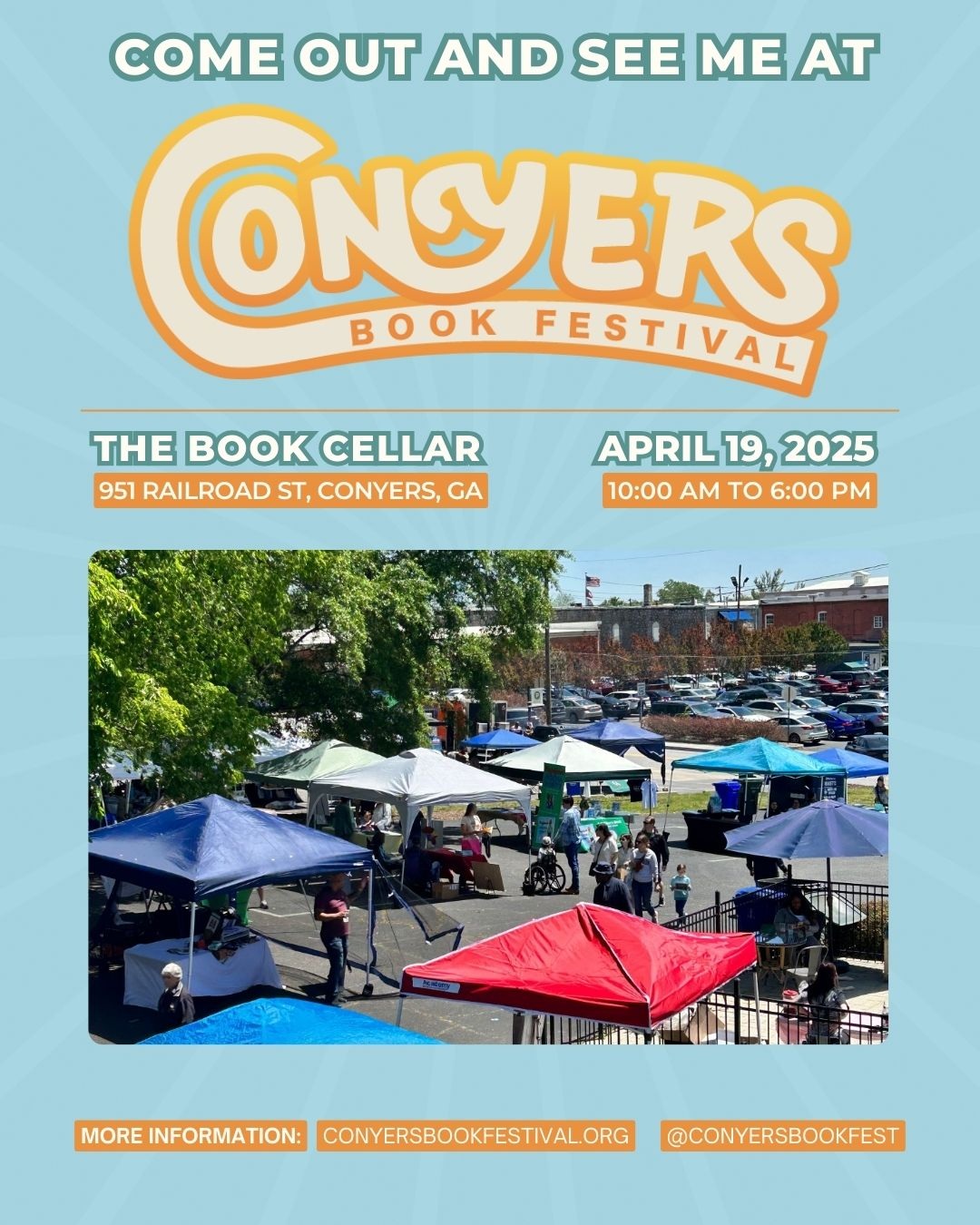 Conyers Book Festival – Come join us!