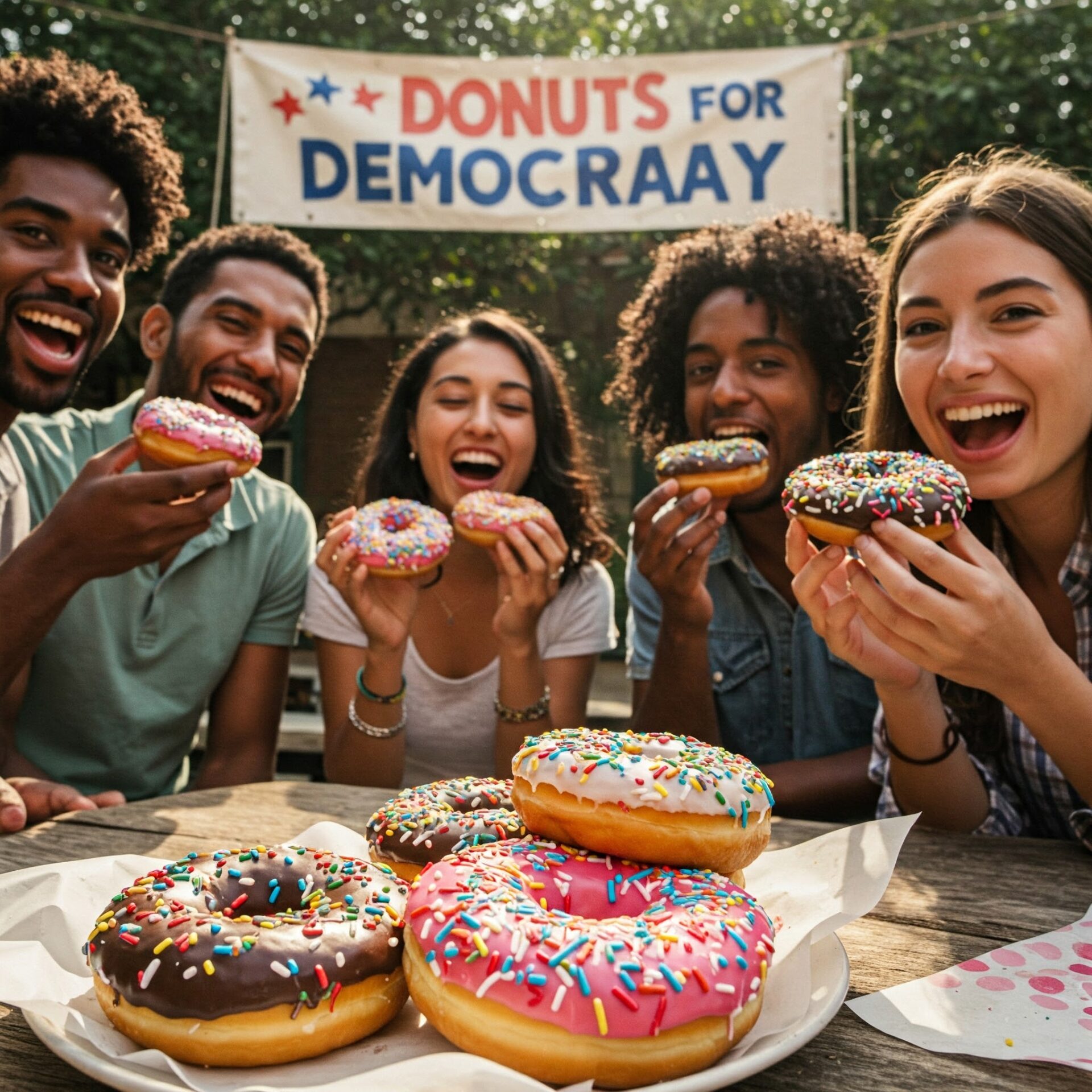 What Pairs Better with Donuts than Democracy?