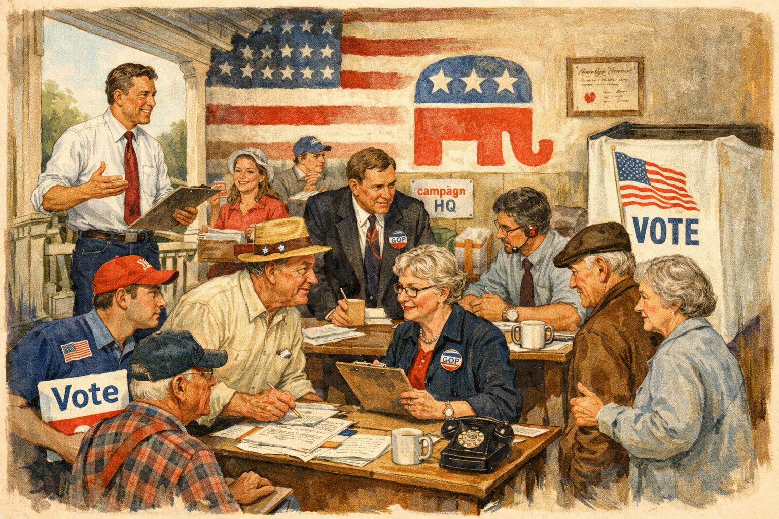 Three Republican Actors and One Broken Contract