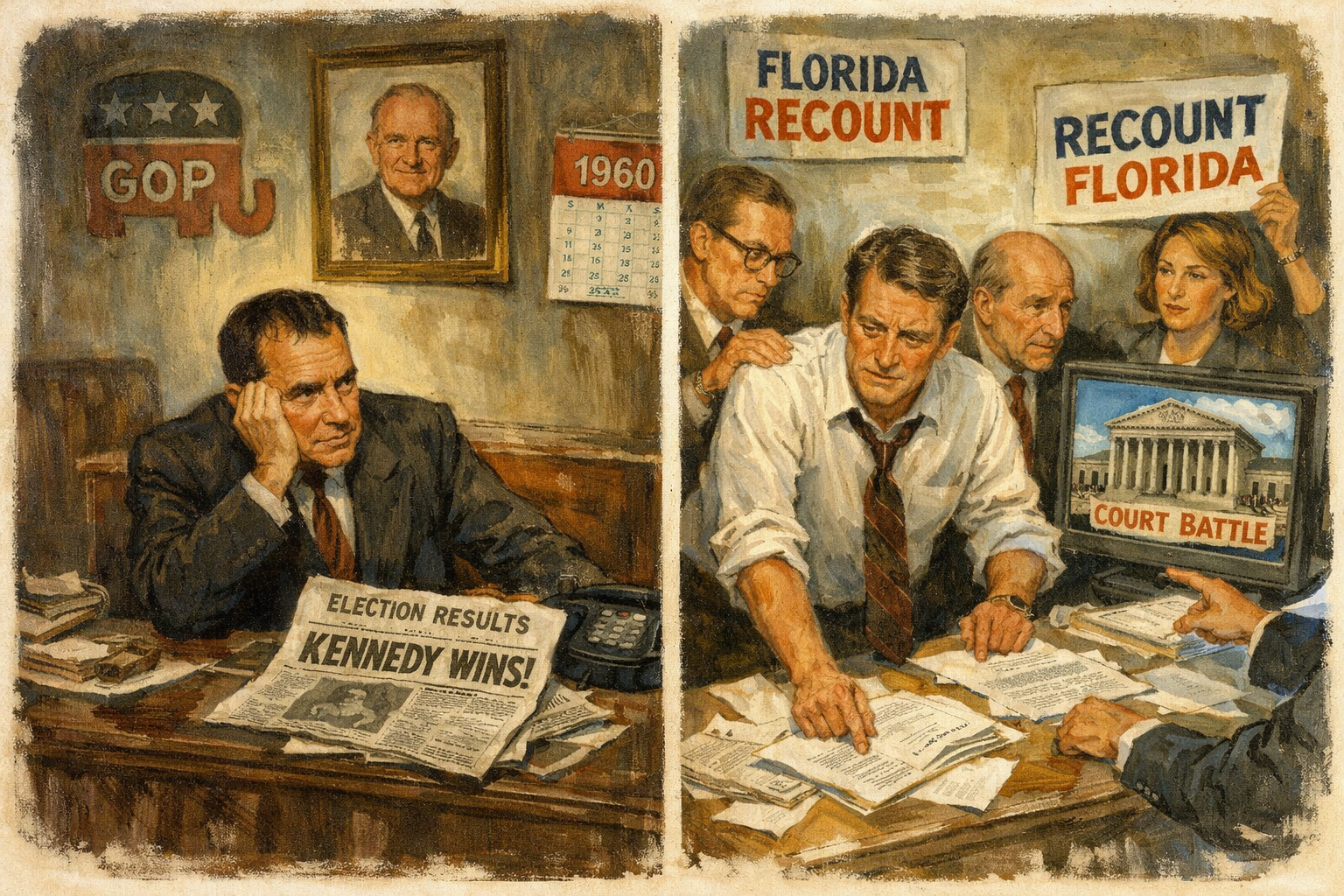 Why Nixon Waited and Gore Went to Court