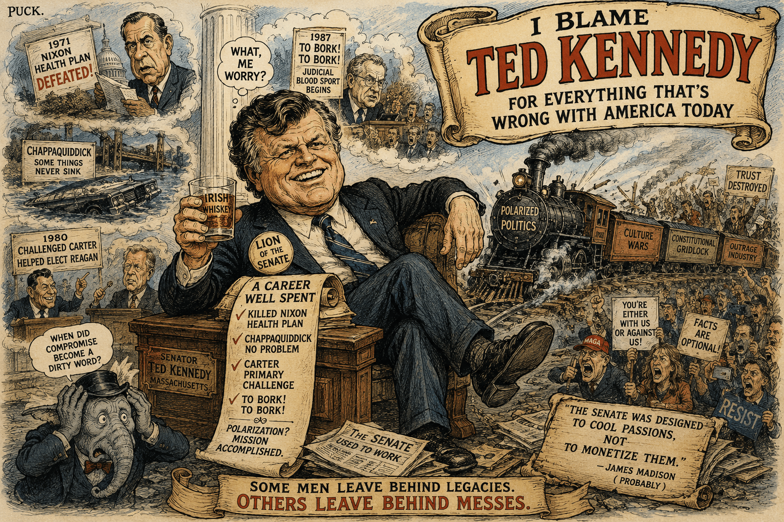 I Blame Ted Kennedy for Everything Wrong with America Today
