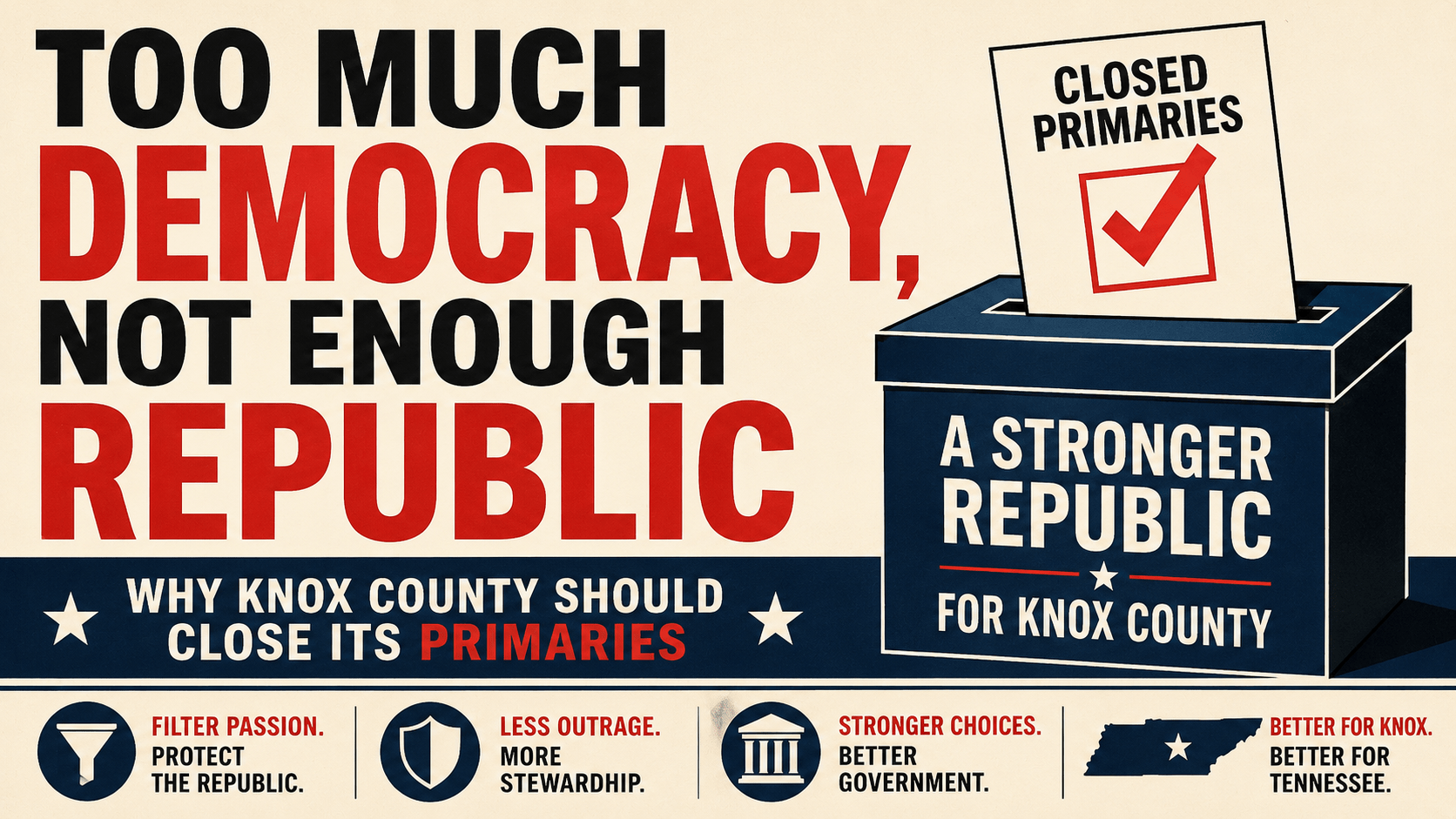 The Case for Closed Primaries in Knox County