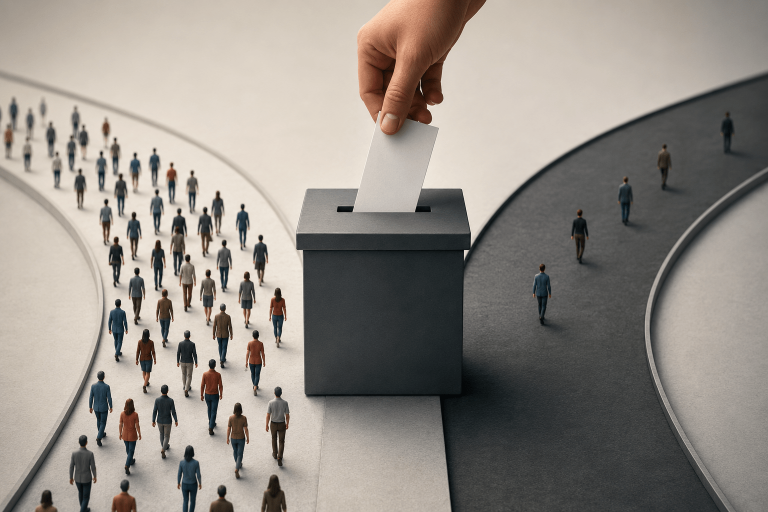Civic Duty Voting and the Small-Faction Problem in Knox County